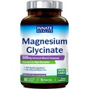 Innfødt Vitality Magnesium Glutonat 500mg | 70mg Elementalt Magnesium Supplement-høy absorpsjon, ikke-buffret, ikke-GMO & Ingen Gluten - Nerve, Bein & hjerte helse - 60 Vegan Kapsler Magnesio
