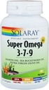 Solaray Super Omega 3-7-9 med vitamin D-3 & lakseolje, 120 Softgels
