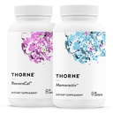THORNE - ResveraCel (60 Kapsler) & Memoractiv (60 Kapsler) Bundle - Støtter hjernens helse og sunn aldring - Gluten, Dairy & Soya-Free