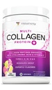 Multi collagen Peptides pulver for kvinner - Hydrolysert Flavored Collagen pulver for kvinner med typer I II III V & X Vitamin C & Hyaluronsyre for hår hud og negler (Pink Lemonade) - 30 Serveringer