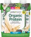 Proteinshakes klar til å drikke | Rent inspirert organisk proteinshake | 20g plantebasert protein | organisk protein drikk | Sports ernæring FSH | fransk vanilla, 11 fl. oz (Pack of 4)