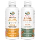 MaryRuth Organics Lion's Mane Liposomal (kaffekake) & Reishi Mushroom (Candied Pecan) | Clean Label Project Verifisert® | Vitaminer for kognitiv støtte, immunitet, og total helse | Vegansk, ikke-GMO