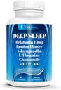 18-i-1 Melatonin10 mg , Naturlig dyp søvn Supplement for voksne, ikke-habitforming, Ashwagandha, L-Theanin, Magnesium, Kamille, 5-HTP, Ikke-GMO