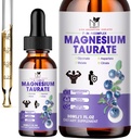 2 Pakke | Flytende magnesium Taurate, Glycinat, Malat, Aspartat, Citrat Calm Magnesium Complex Supplement for kardiovaskulær, Sleep,Calm,Cramps Støtte