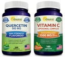 aSquared Nutrition Bundle for Quercetin 500mg & vitamin C Liposomal Complex 1500mg - Immunstøtte