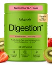 Feel Goods Gut Guardian, Organisk Fiber, Probiotiske og prebiotiske pulver, Sukkerfri, Urter for Bloat, Gut Helse støtte, Digestive helse for menn og kvinner, Ikke GMO, Vegan, Jordbær Kiwi, 30 Services