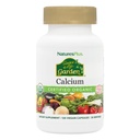 NaturesPlus Source of Life Garden Certified Organic Calcium with AlgaeCal - 1000 mg, 120 Vegan Capsules - Plantebasert Bone Helsestøtte Supplement - Vegetarisk, Glutenfri - 30 Serveringer