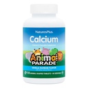 NaturesPlus Animal Parade Kalsium, Vanilla Sundae Flavor - 90 Animal-Shaped Chewable Tabletter - Fremmer Sunn Bones - Vegan, Glutenfri - 90 Total Services