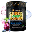 ALPHA LION Superhuman Pump Pre Workout pulver, nootropisk koffein og stimul gratis preworkout Supplement, Nitric Oxid Booster, Muskel Gainer, Energi og fokus (42 Serveringer, Blueberry Steel Flavor)