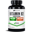Helsefare vitamin B2 Riboflavin 400 mg | 180 Veg Kapsler | Supplement | Glutenfri | Ikke-GMO