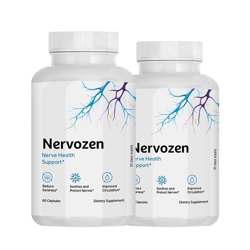 (2 Pack) Nervozen Nerve Health Support, Nervozen Supplement