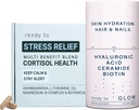 Hud & Stress Relief Set | Cortisol Helse & Anti-Aging Kosttilskudd med Ashwagandha, Hyaluronsyre, Ceramider, Biotin & Antioksidanter | Rolig, Hud og hår støtte