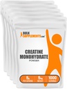 BulkSupplements.com Kreatin Monohydrat Powder - Kreatin Supplement, Mikronisert Kreatin, Kreatinpulver - Unflavored & Glutenfri, 5g (5000mg) per servering, 5kg (11 lbs) (Pack of 5)