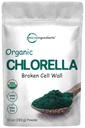 Mikroingredienser Økologisk Klorella pulver, 10 Ounce, Broken Cell Wall, Rik på Vegan Proteiner & Vitaminer, Rå, Bulk Premium Klorella Supplement, Vegansk Vennlig, Ikke-Irradiasjon