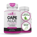 Pure Cape Aloe Herbal Laxativ for healing Relief - Sunn Bowel bevegelse - Naturlig Colon rengjøring og detox kosttilskudd - spesielt designet for kvinner av Ladyme - 90 kapsler
