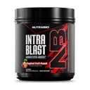 NutraBio Intra Blast Bcaa pulver Aminosyre Supplement, Electrolyte & Hydration Blend, Intra, Pre Workout & Muscle Recovery, 20g Eaa Aminosyrer pulver, 5g Glutamin- Tropisk Frukt Punch, 30 Servering