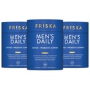 FRISKA Mens Daily Digestive Enzyme og Probiotika Supplement, Naturlig støtte for mannlig Digestive helse, Bloating, Gas, Indigation Relief, Støtter Gut helse, Lactase og B-vitaminer, 90 Kapsler