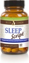 Suzy Cohen søvn skript med Melatonin - Botanisk søvn og avslapping formel for voksne for humør, stress og søvn, inneholder 5-HTP, L-theanin, Passionflower, Lemon Balm og GABA 60 kapsler.