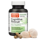 Cognitive Rescue, Lion's Mane Mushroom Capsules w/ Lions Mane Dual Extract, Nootropics, Brain Supplement for minne og fokus, Mushroom Immune Support w/ B Vitamins Complex, BioPerine, 60 kapsler