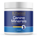 Rx vitaminer Canine Minerals - essensielle mineraler for hunder - kalsium, magnesium, jerntilskudd, bein og felles Supplement for K9, immunstøtte - 16oz