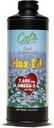 Cal's Flax Oil, Cold Pressed Flax frø, høy i Omega 3 fettsyre, uraffinert Flax frøolje, ren Flax frø olje flytende Supplement for ledd, hud og hjerte helse støtte - 32 oz