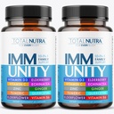 10 I-1 Immunstøtte Supplement: Immunforsterkere for voksne og barn Daglig immunforsvar med viktige immunsystem vitaminer sink, vitamin C og D, Plus Elderberry, Quercetin, Echinacea og mer, 60 Caps