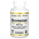 California Gold Ernæring Bromelain, 625 mg, 90 Veggie Kapsler