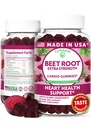 Lunakai USA Laget Beet Root Gummies med antioksidant blanding - Delicious Non-GMO Beet Chews, 60ct