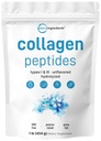 Mikroingredienser Bovine collagen peptider pulver, 1lb | Type I & III + Naturlig Protein | Grass-Fed Bovine  Source Unflavored | Støtter huden, Joint & Bone Health | Paleo, ikke-GMO