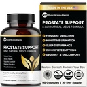 Rene mikronæringsstoffer Advanced Prostate Health Supplement - Saw Palmetto, Beta-Sitosterol, Stinging Nettle Root, & Lycopen - Blader Control & Urin støtte kosttilskudd for menn