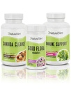 NaturalSlim Candida Cleanse støtte kosttilskudd Bundle - Candiseptic Kit Anti Overvækst, Gut & Colon rengjøring 242 Kapsler Totalt - 28 dager rengjøringsprogram formet av Frank Suarez (1 pakke)