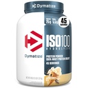Dymatize ISO100 Whey Protein Powder Isolate, Vanilla, 25 g protein, 3 pund, 5,5 g BCAA, Mindre enn 120 kal., Glutenfri, 1g fett, 1g sukker, 2g karbohydrater (45 serveringer)