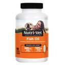 Nutri-Vet Fish Oil Supplement for hunder, Omega 3, Fiskeolje for hunder, Kjæledyr forsyninger, Kjæledyr vitaminer og kosttilskudd, EPA DHA Formula, Huppy vitaminer, Skjult kontroll, nye valp Essentials, 100 greve