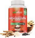 Ashwagandha Capsules - 10% Witanolides, Root Powder Extract, Herbal Supplement for å støtte en naturlig stress relief, søvn, fokus - 1500mg, for menn og kvinner -120 Telling