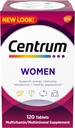 Centrum Multivitamin for kvinner, Multivitamin/Multimineral Supplement med jern, vitamin D3, B vitaminer og antioksidant vitaminer C og E, Glutenfri, Ikke-GMO ingredienser - 120 greve