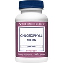 Vitamin Shoppe Klorophyll 100mg - naturlige mattilskudd, grønn supermat som støtter immunsystemet og energiproduksjonen, 'Naturlig deodorant' (100 kapsler)