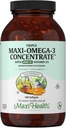 Omega 3 Supplement - Omega-3 Fish Oil Triple Konsentrat med vitamin D3 - Potent kilde til EPA / DHA fettsyrer - hjerte, hjerne, felles helse - Kosher sertifisert Wild Caught Marine Fish - 180 Softgels