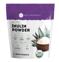 Kate Naturals Inulin Powder Økologisk fra Blå Agave (8oz) Oppløselig Prebiotisk Fiber for Kaffe, Yogurt & Smoothies