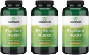 Swanson Psyllium Husk Diett Fiber Supplement 610 mg 300 kapsler - (3 Pakke)