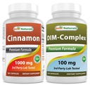 Cinnamon 1000 mg og DIM Supplement 100 mg
