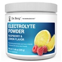 Dr. Berg Zero sukkerhydrasjon keto elektrolytt pulver - Forbedret w / 1000 mg kalium og ekte rosa Himalaya salt (NOT tabell salt) - bringebær og sitron flavor Hydration drikke supplement - 50 serveringer