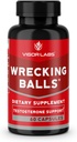 Vigor Labs Wrecking Balls (60 kapsler), støtter den naturlige produksjonen av essensielle mannlige hormoner av kroppen din til å støtte Fuller Drive, Mannlige Vitality, og økt utholdenhet. (Made i USA)