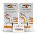 LivOn Laboratories Lypo-Spheric Vitamin C – 1000 mg vitamin C & 1000 mg essensielle fosfolipider per pakke - Liposome innkapslet for forbedret absorpsjon - Ikke-GMO(2 Cartons,60 Packets)