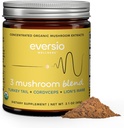 3 Mushroom blanding - Awaken Blend 60 serveringer (60g) Mushroom pulver blanding for moshroom kaffe eller smoothies - Lions Mane, Tyrkia Tail og Cordyceps - > 32% Beta-D-Glucans!