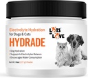 Hydrade pulver - Electrolytes for hund og katt dehydrering - Hydration for hunder og katter - Masser av kjærlighet Kjæledyrprodukter (8 Oz)