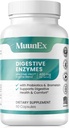 Digestive Enzymer med probiotika - Ny formel for måltid tid Discomfort Relief & Bloating-Daily Enzymes - Bromelain, Papaya Enzyme, Probiotiske, Lactase Enzymer for digestion - Vegan - 60 Ct