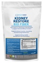 Bio Fiber, Nyre Rense Detox & Reparasjon - Restorativ Nyre Støtte & Nyre Supplement for å fjerne avfall, Nyre Helse Supplement - Legg til te for Nyre Helse - 2,5 LBS