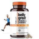 Daglig probiotika for kvinner, menn + barn probiotika -Belly store prebiotika og probiotika for gut helse og immun støtte + vitamin D3, Folat B vitaminer: 15 Strain, Glutenfri -60 Telling