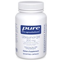 Pure Enkapslinger Ubiquinol-QH - 200 mg Ubiquinol - aktiv form for koenzym Q10 - hjerte helse og energimetabolisme støtte* - Antioksidant Supplement - 60 Softgel Kapsler