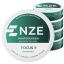 NZE Koffein Free Nootropic Pouches (Wintergreen) - Nootropic Pouches med Alpha GPC, L-tyrosin & L-Theanin - Ingen sukker eller kunstige søtningsmidler - 15 Pouches Per Can - 5 Pack